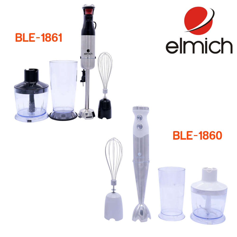 Máy xay sinh tố cầm tay Hand Blender Elmich BLE-1860/ BLE-1861 Cộng hoà Séc - Hàng chính hãng bảo hành 25 tháng