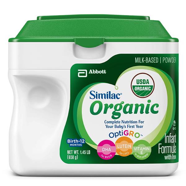 Sữa similac organic 658g - dành cho bé từ 0-12 tháng nhập từ mỹ