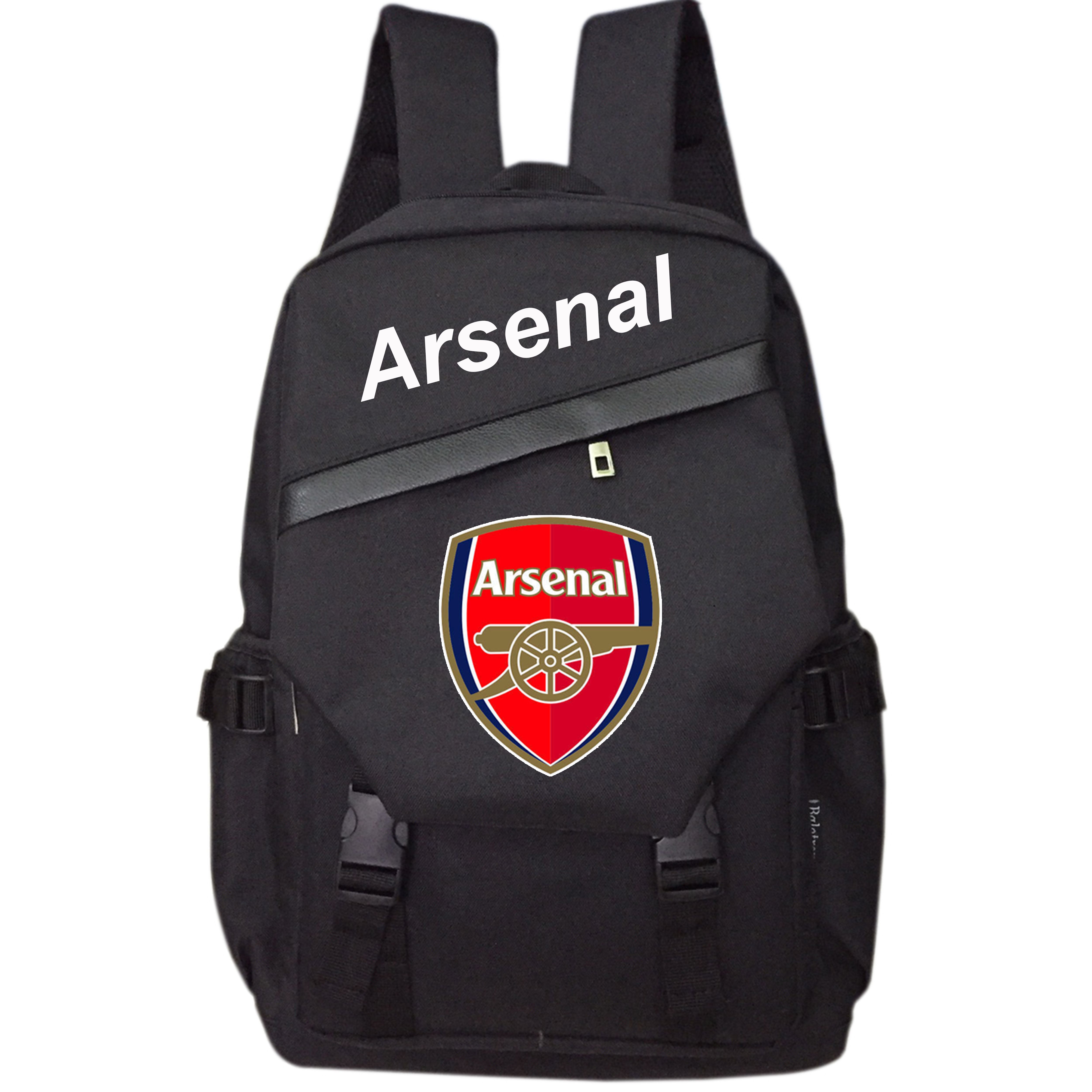 Balo thời trang TROY TR001-BA phối nắp in logo câu lạc bộ Arsenal