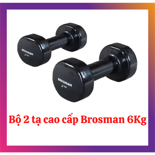 Tạ tay 6kg Brosman nhập khẩu
