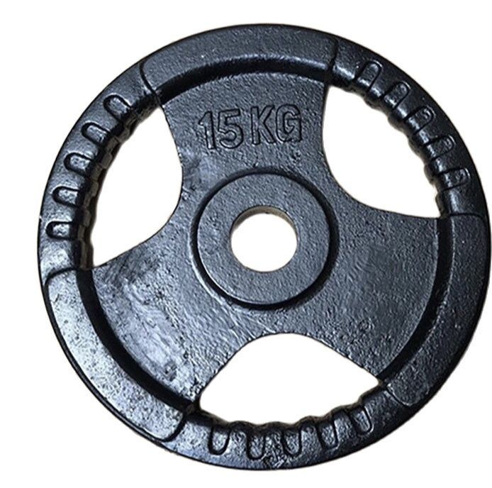 Tạ miếng tạ bánh 3 lỗ loại 15kg (phi : 50mm) cao cấp -Mẫu mới nhất 2023