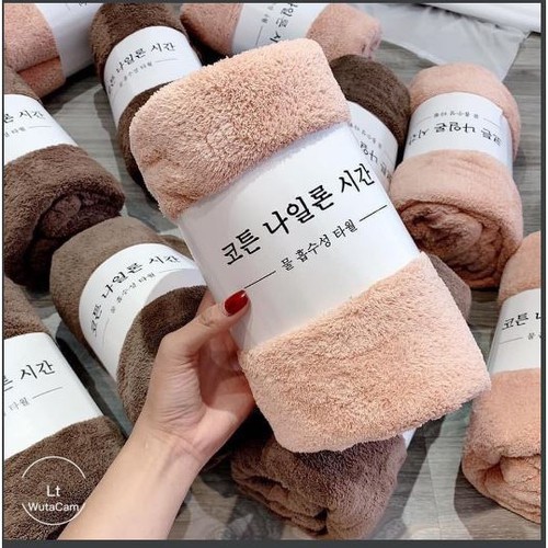 Khăn tắm hàn quốc loại to 70x140 cm cao cấp quấn toàn thân khăn bông dầy - khăn tắm cỡ lớn