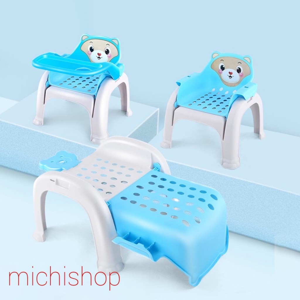 [FREE SHIP] Ghế Ăn Dặm Đa Năng Hokori Cho Bé 3 In 1 - Ghế Ăn Dặm Và Gội Đầu Tiện Ích - KAWAII BABY