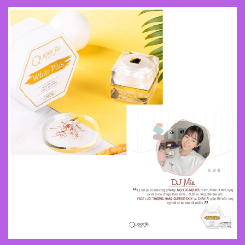 [CHÍNH HÃNG]Face lười thượng hạng Queenie skin 35g với tinh chất nhân sâm và hoa nghệ tây cao cấp(Siêu dưỡng trắng, mờ thâm sạm,cấp ẩm, chống nắng, chống lão hoá)