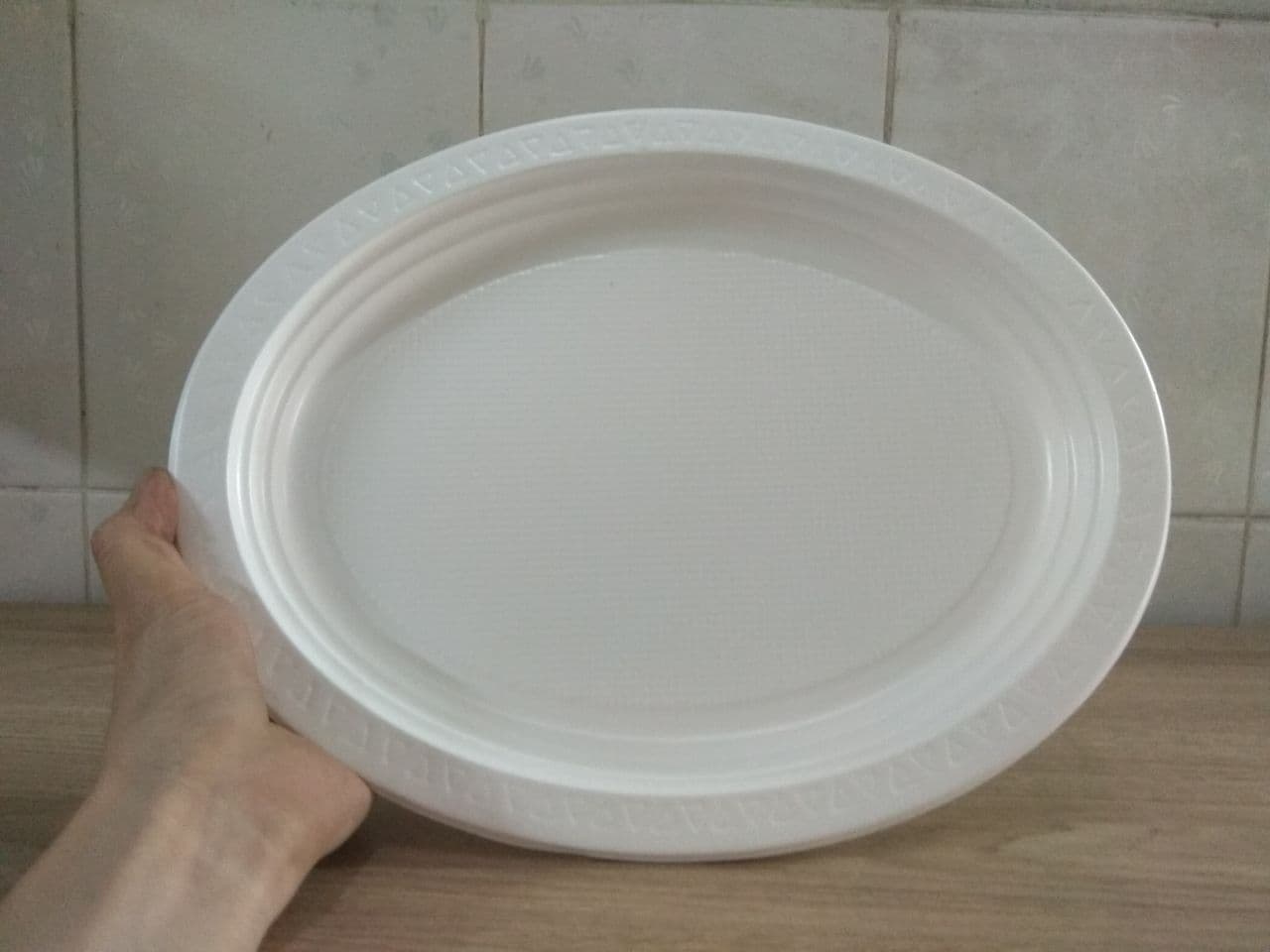 [28CM]Dĩa nhựa hột xoài dùng 1 lần đựng trái cây, thức ăn. GIÁ RẺ!