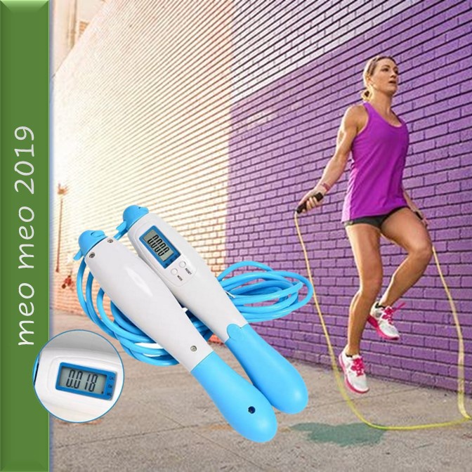 Dây Nhảy Đếm Số tự động Đo Calo Kilomet