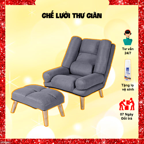 Ghế lười thư giãn cao cấp, cấu tạo cực êm, khung ghế chắc chắn ghế bành nằm đọc báo nghỉ ngơi cực thích... - royaldecor