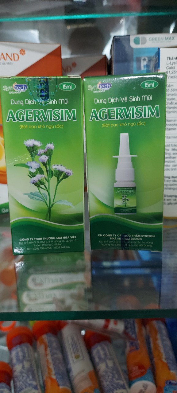 Dung dịch vệ sinh mũi agervisim