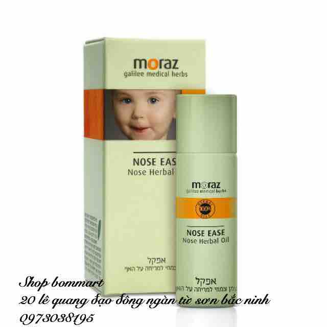 Dầu bôi trị ngạt mũi sổ mũi moa nose do thái cho bé từ sơ sinh