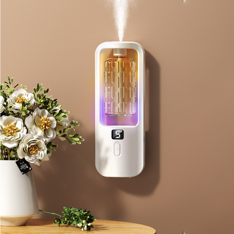  Máy Xịt Thơm Phòng Tự Động P10 Pro Máy Xông Tinh Dầu Xông Nước Hoa Tự Động Sạc Pin Dán Tường Để Bàn 5 chế độ   P10   