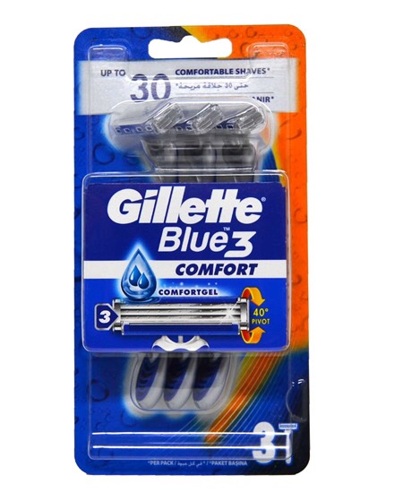 Set 3 dao cạo râu Gillette Sensor 3 Comfort/ Hàng nhập từ Pháp