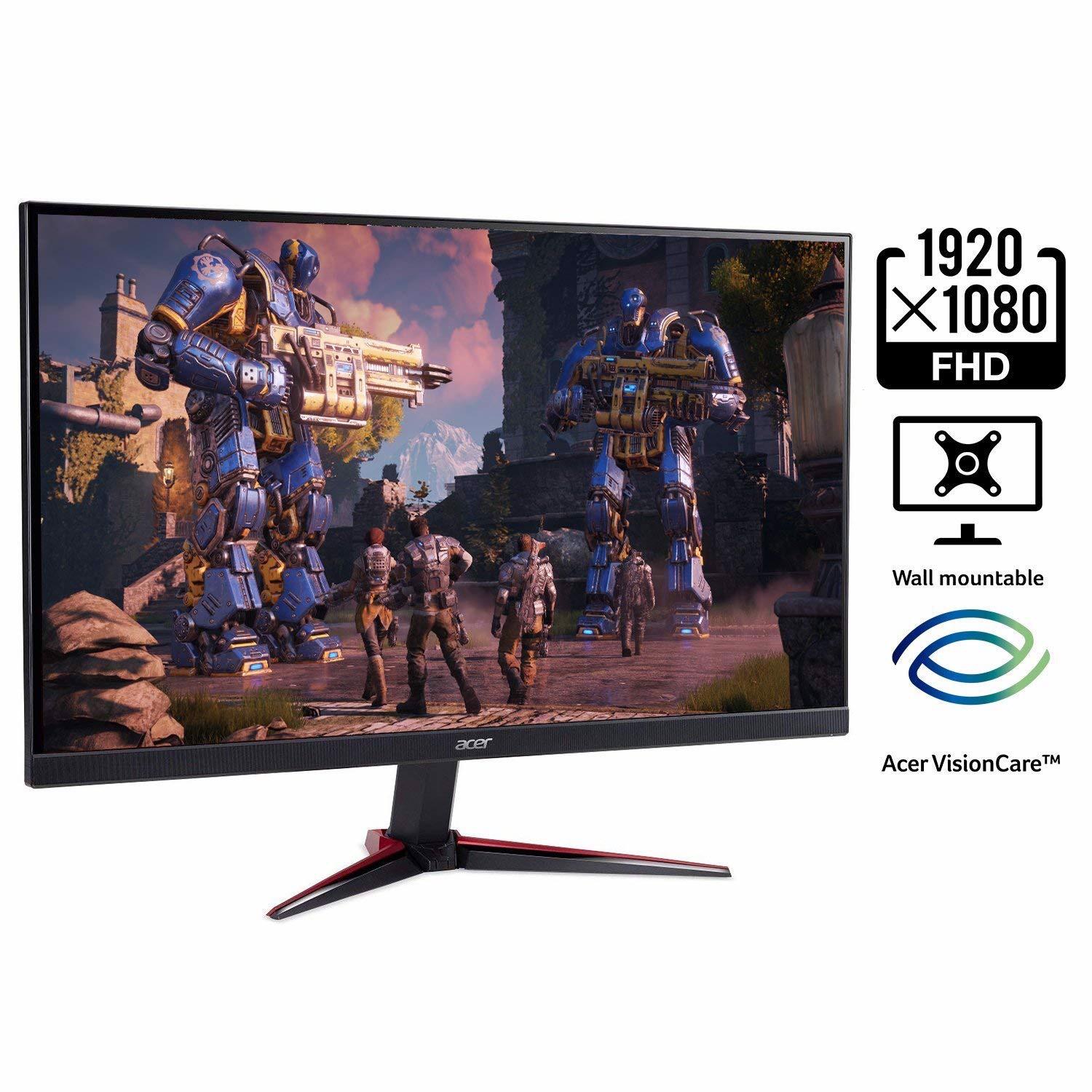 Màn hình acer vg240y 23.8 fhd ips 75hz freesync - hàng chính hãng + tặng tai nghe gaming predator galea 311
