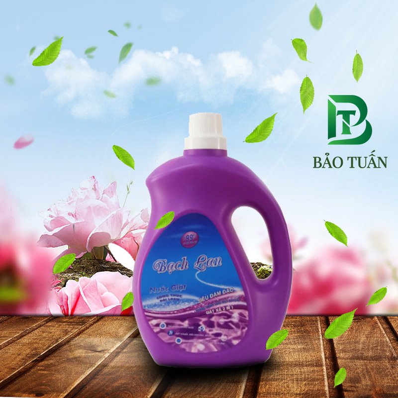 [HCM]Nước giặt Bạch Lan Siêu trắng sáng chai 3.6 kg _ Giúp làm trắng sáng quần áo bằng công thức mới._ Không hại da tay có thể sử dụng để giặt ta