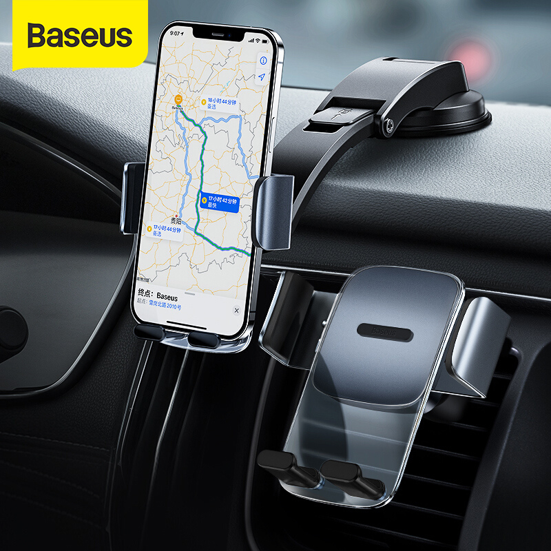 Giá đỡ điện thoại trên ô tô Baseus Gravity Phù hợp với 4,7-6,7 inch Giá đỡ thông gió đa năng / Giá đỡ cốc hút tự động cho iPhone Xiaomi Samsung Huawei Samsung