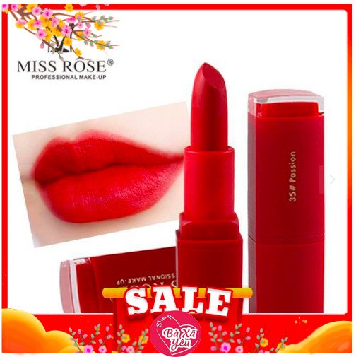 Son thỏi lì lâu trôi siêu mịn môi MISS ROSE