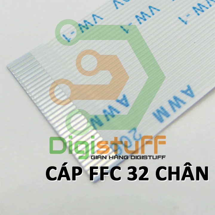 Cáp FFC ( cáp phẳng ) 32 chân ( pin ) AWM 20624 60C VW-1 thay cáp camera Yoosee và các thiết bị khác