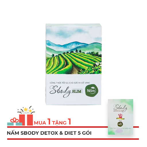 (Tặng detox) Trà giảm cân Nấm dạng viên Slim Sbody của Hoài Thương