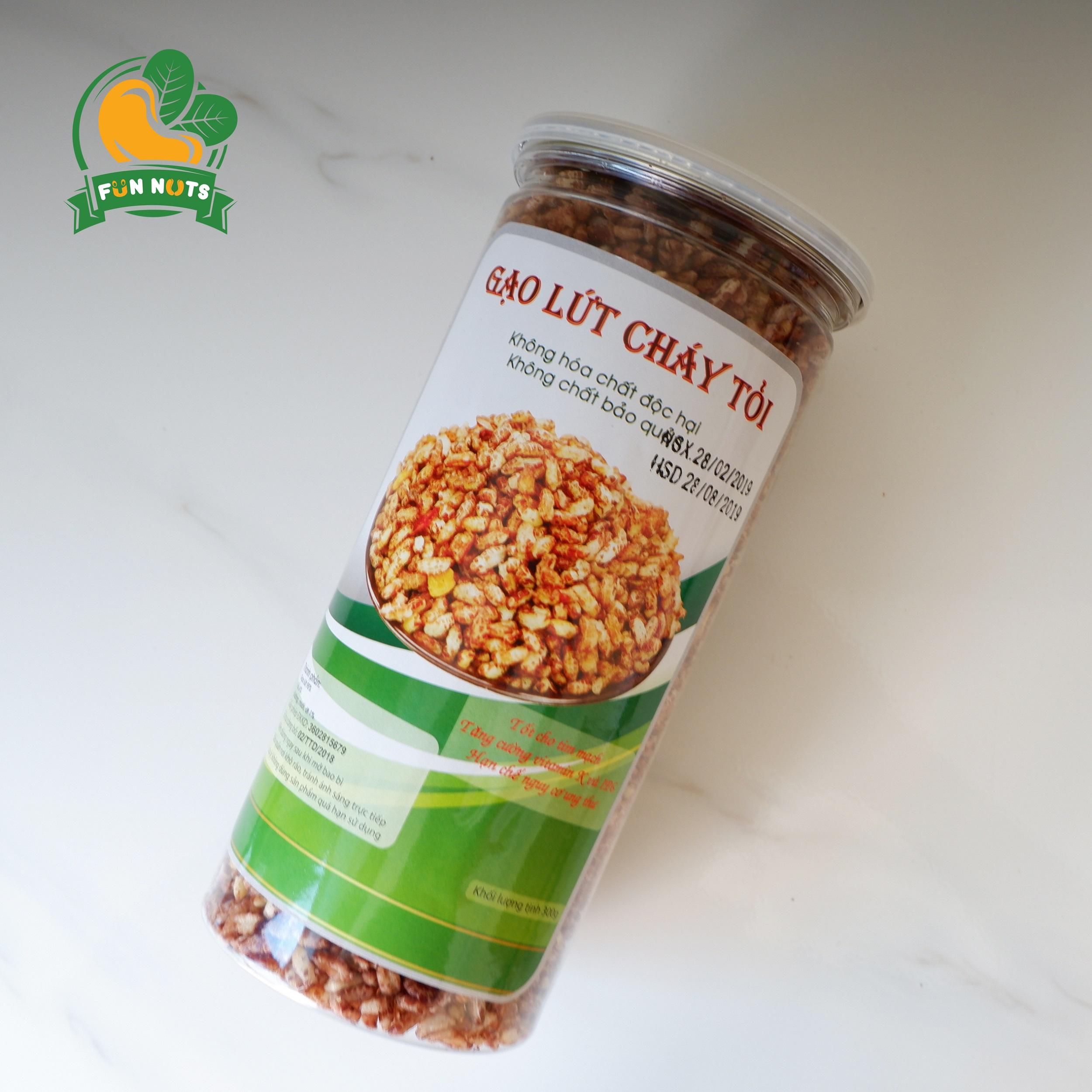 [HCM]Gạo lức cháy tỏi hủ 300gr