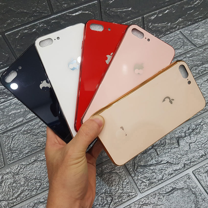 [Freeship] Ốp Lưng Iphone 7 Plus - 8 PLus Kính , ốp điện thoại 7plus 8plus  chống trầy xước, vỏ case 7p 8p bảo vệ máy, viền dẻo, sang trọng đẳng cấp