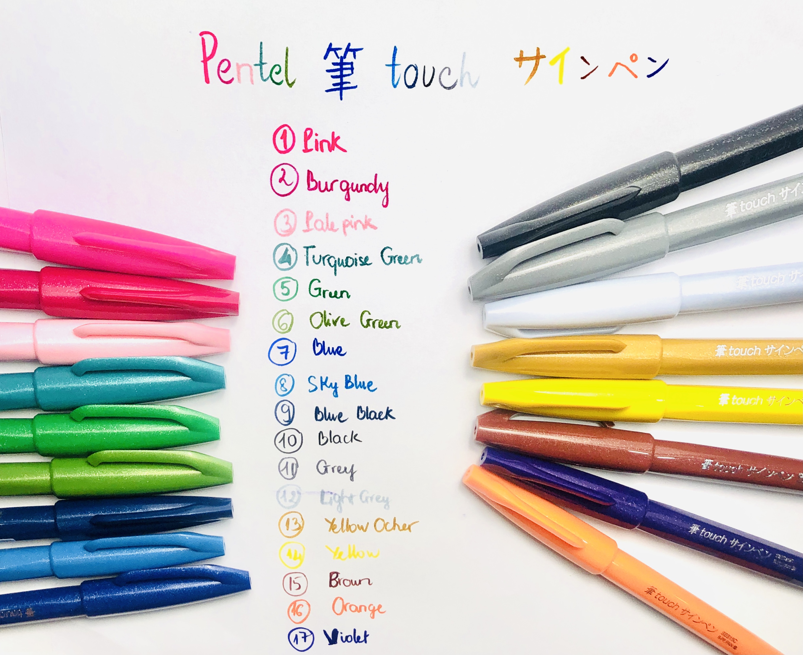 BÚT PENTEL TOUCH BRUSH SIGN PEN