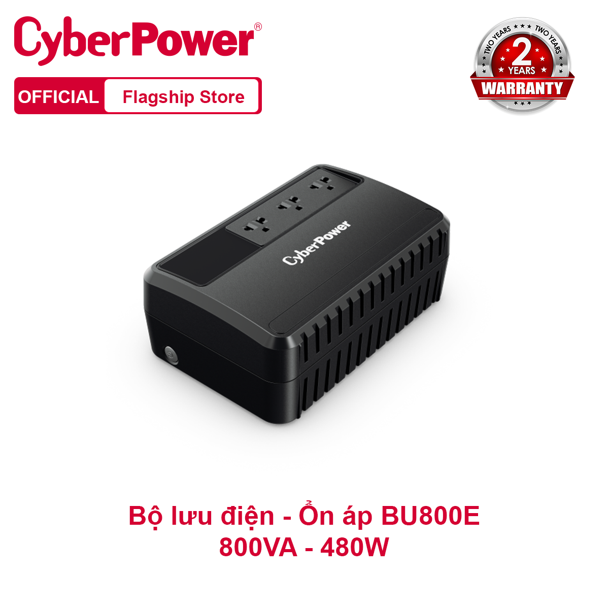 Bộ lưu điện UPS CyberPower BU800E (800VA/480W) - Hàng chính hãng