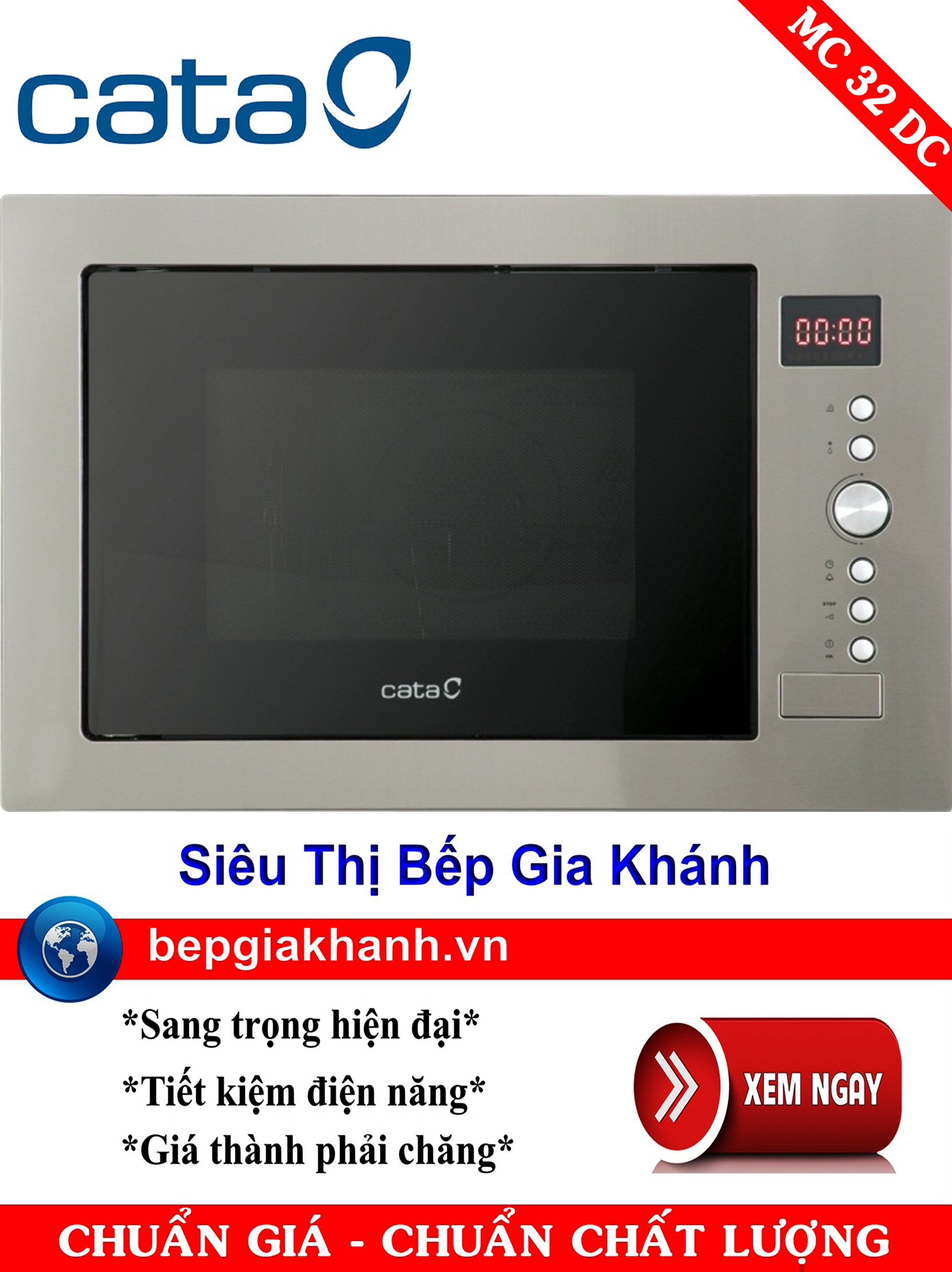 [HCM]Lò vi sóng âm tủ Cata MC 32 DC lò vi sóng lò vi sóng có nướng lò vi sóng mini lò vi sóng sharp lò vi sóng điện mini lò vi sóng aqua lò vi sóng nhỏ