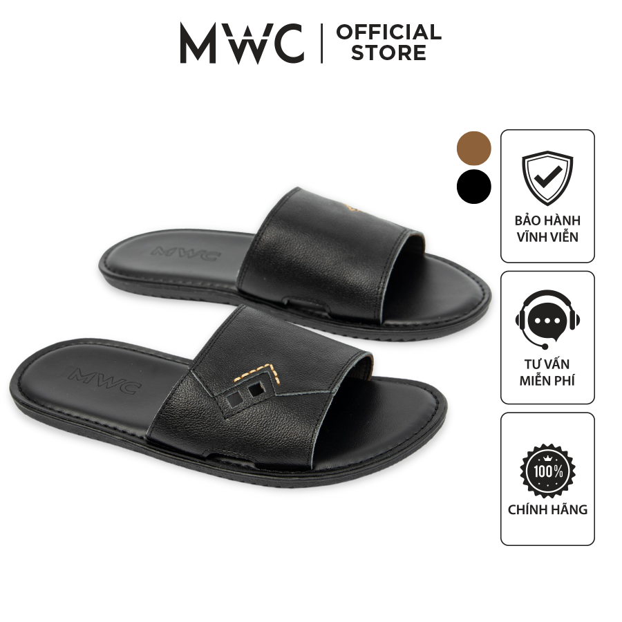 Dép MWC 7709 - Dép Nam Quai Ngang Họa Tiết Độc Đáo Cực Đẹp, Dép Nam Kiểu Dáng Đẹp, Đi Êm Chân, Mẫu Mới, Giá Tốt