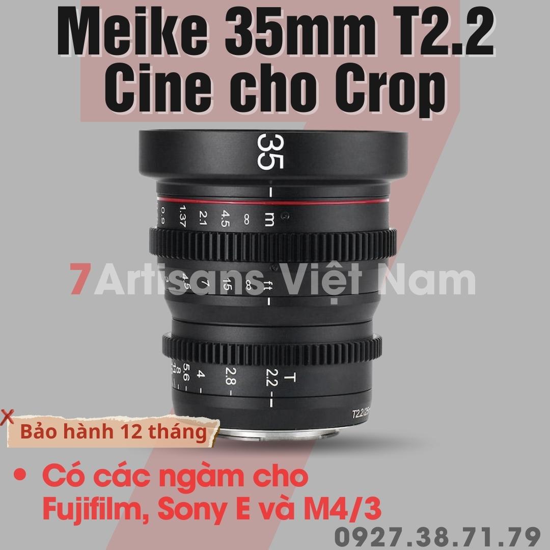 Ống Kính Meike 35mm T2.2 Cine Lens cho M4 3 Olympus Panasonic Lumix