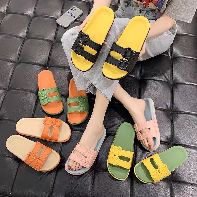 Dép quai ngang nữ đa sắc unisex cao cấp