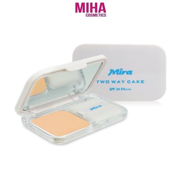 Phấn nén trang điểm siêu mịn mira two way cake 12g hàn quốc