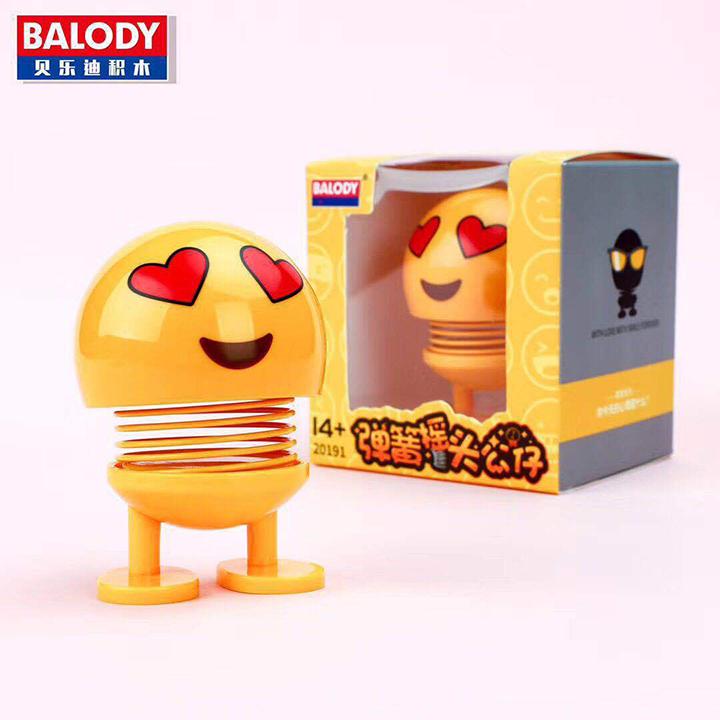 Được chọn mẫu - lật đật icon emoji lò xo nhún đồ chơi xả stress