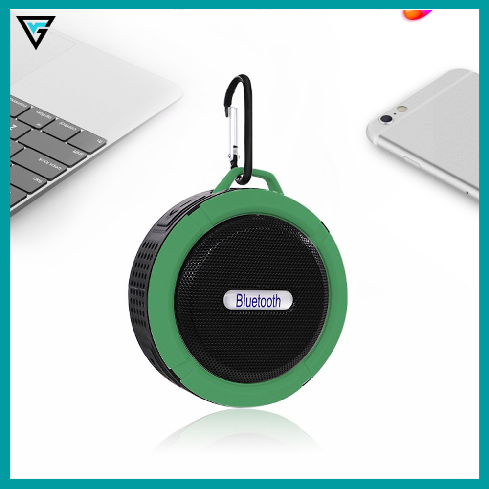 Loa bluetooth C6 mini, vỏ nhôm, di động, âm thanh to
