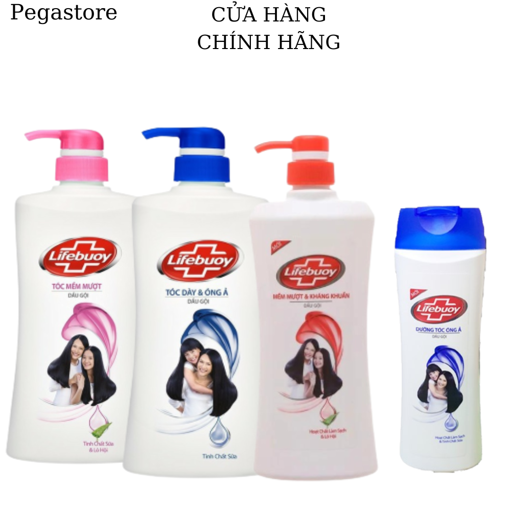 Dầu gội ngăn rụng tóc LIFEBUOY dầu gội nữ lifeboy 640G sữa gội đầu lifebouy 340g - Pegastore