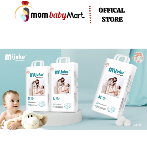 50 miếng tã dán mijuku size s m l