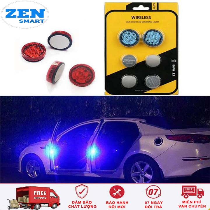 Đèn LED cảnh báo mở cửa ô tô ( Bộ 2 cái ) - Bảo hành 1 đổi 1