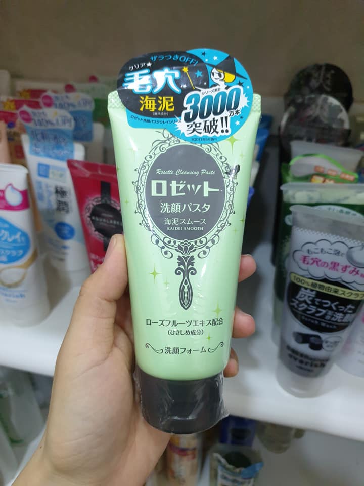 Sữa rửa mặt bùn biển rosette – kaidei smooth