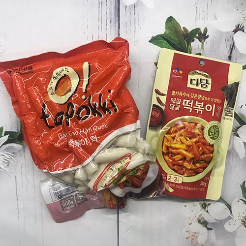 500G BÁNH GẠO CẮT SẴN SANADLE VÀ 150G SỐT BEKSUL