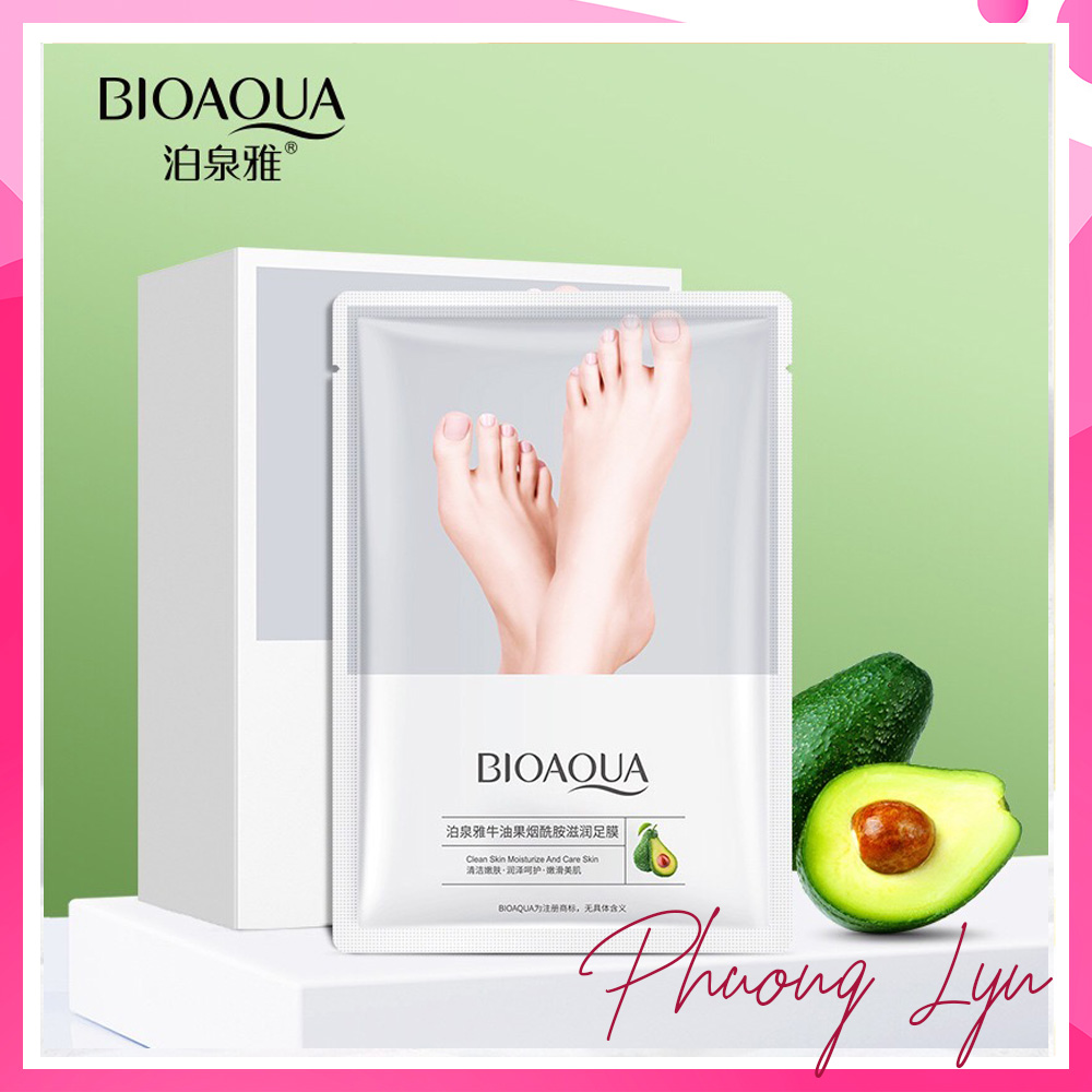 Mặt Nạ Ủ Chân Bioaqua Dưỡng Da Cấp Ẩm Tinh Chất Bơ Nội Địa Trung