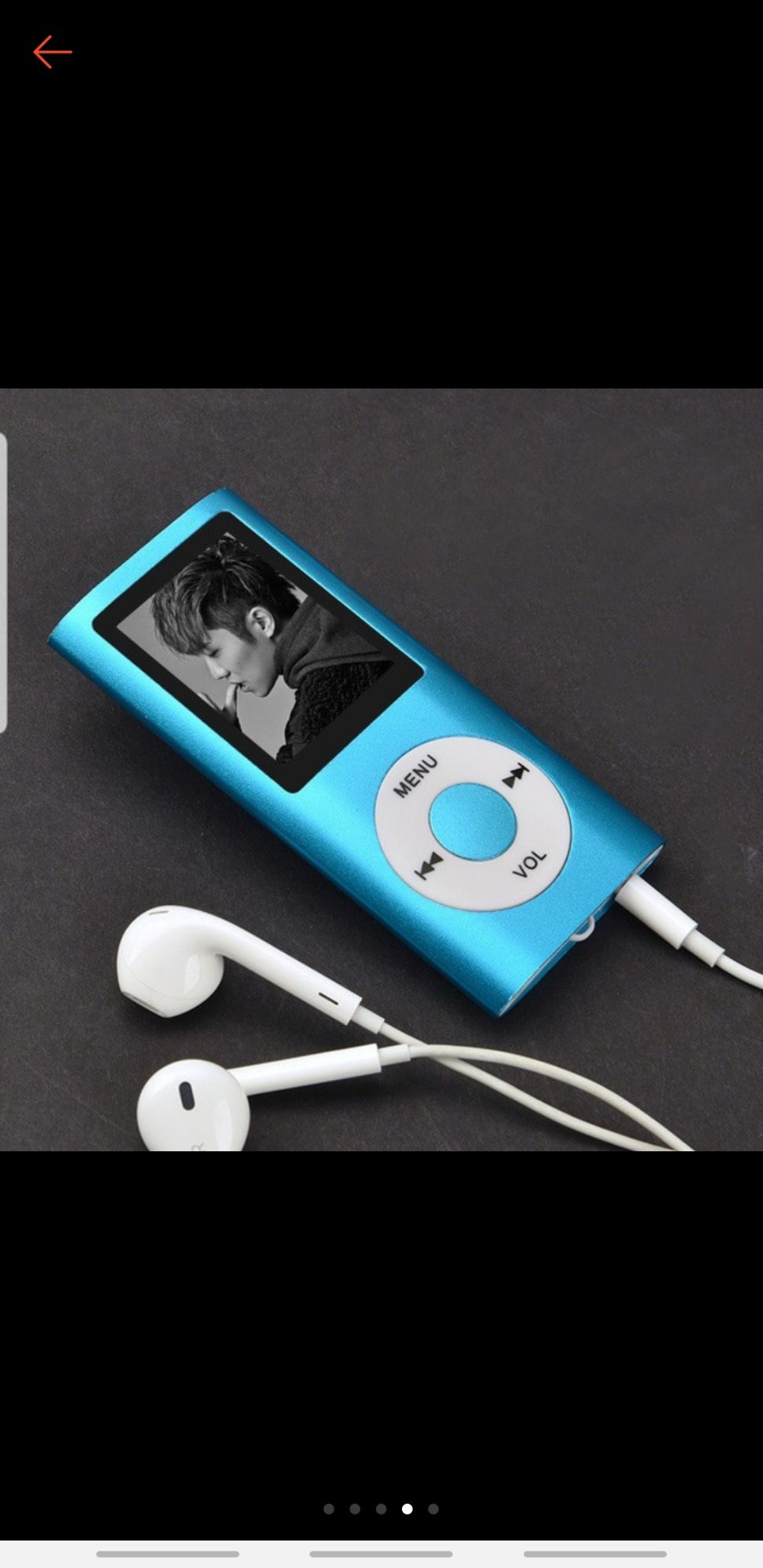 Máy nghe nhạc MP4 full box có cáp sạc