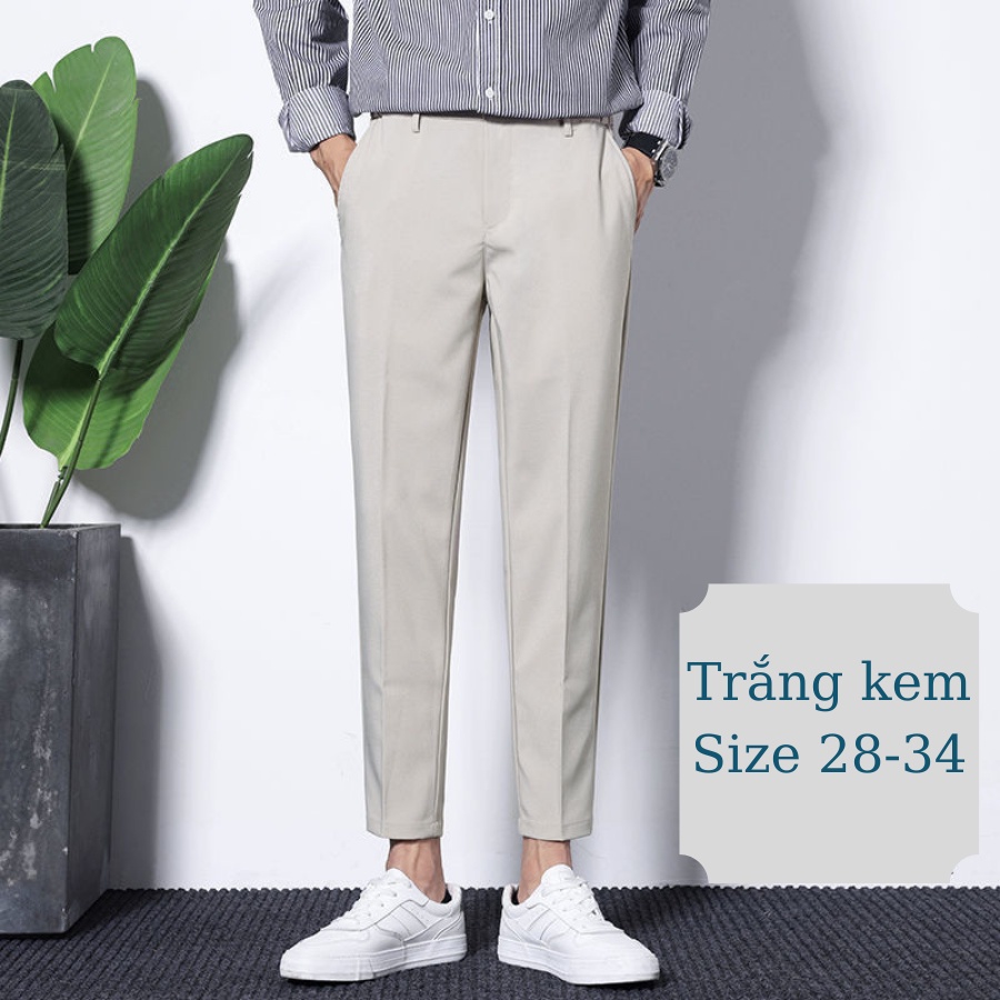 Quần Âu Nam JBAGGY Đen loại đẹp Quần Tây nam màu Đen không nhăn không xù dáng hàn quốc Quần Tây Âu Nam giá rẻ