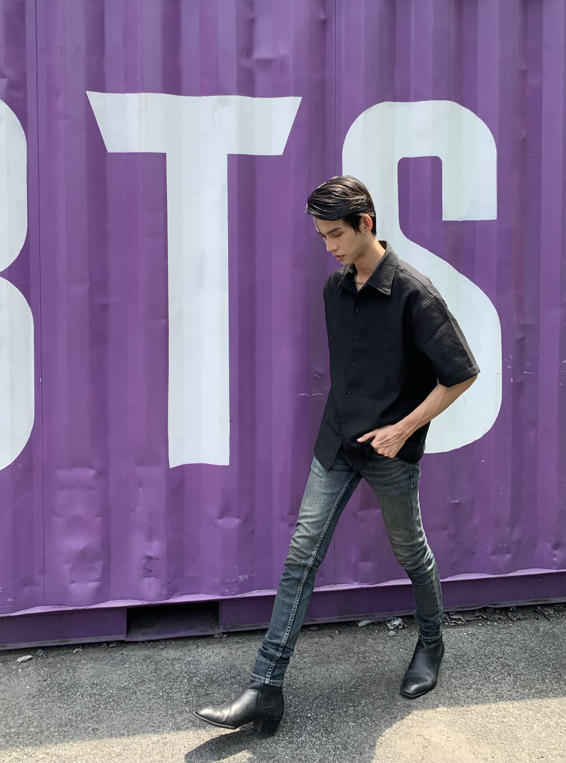 Quần Skinny Jeans Nam Nhập khẩu cao cấp | Dirty Blue Skinny Jeans