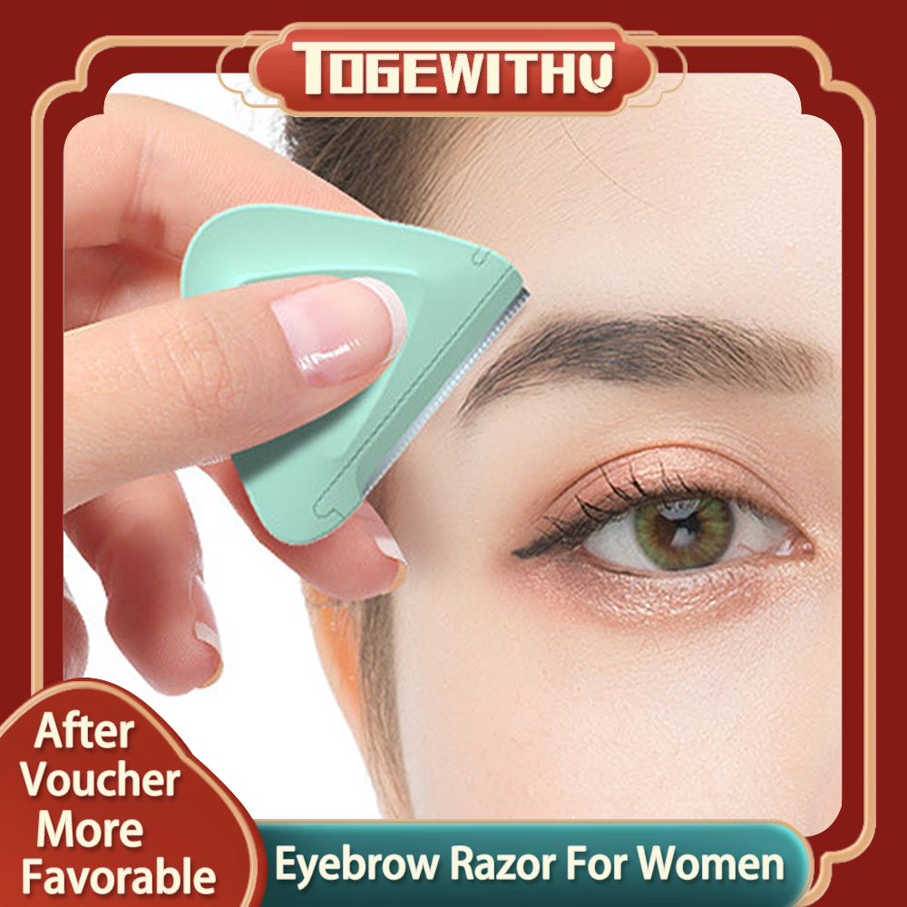 Dao cạo lông mày lông mặt có vỏ bảo vệ cầm tay tiện lợi cho nữ - INTL
