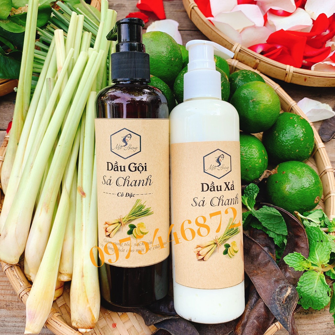 [HCM][Dầu Xả 250ml]DẦU XẢ DƯỠNG TÓC SẢ CHANH MỘC HƯƠNG [Kèm quà tặng hấp dẫn]
