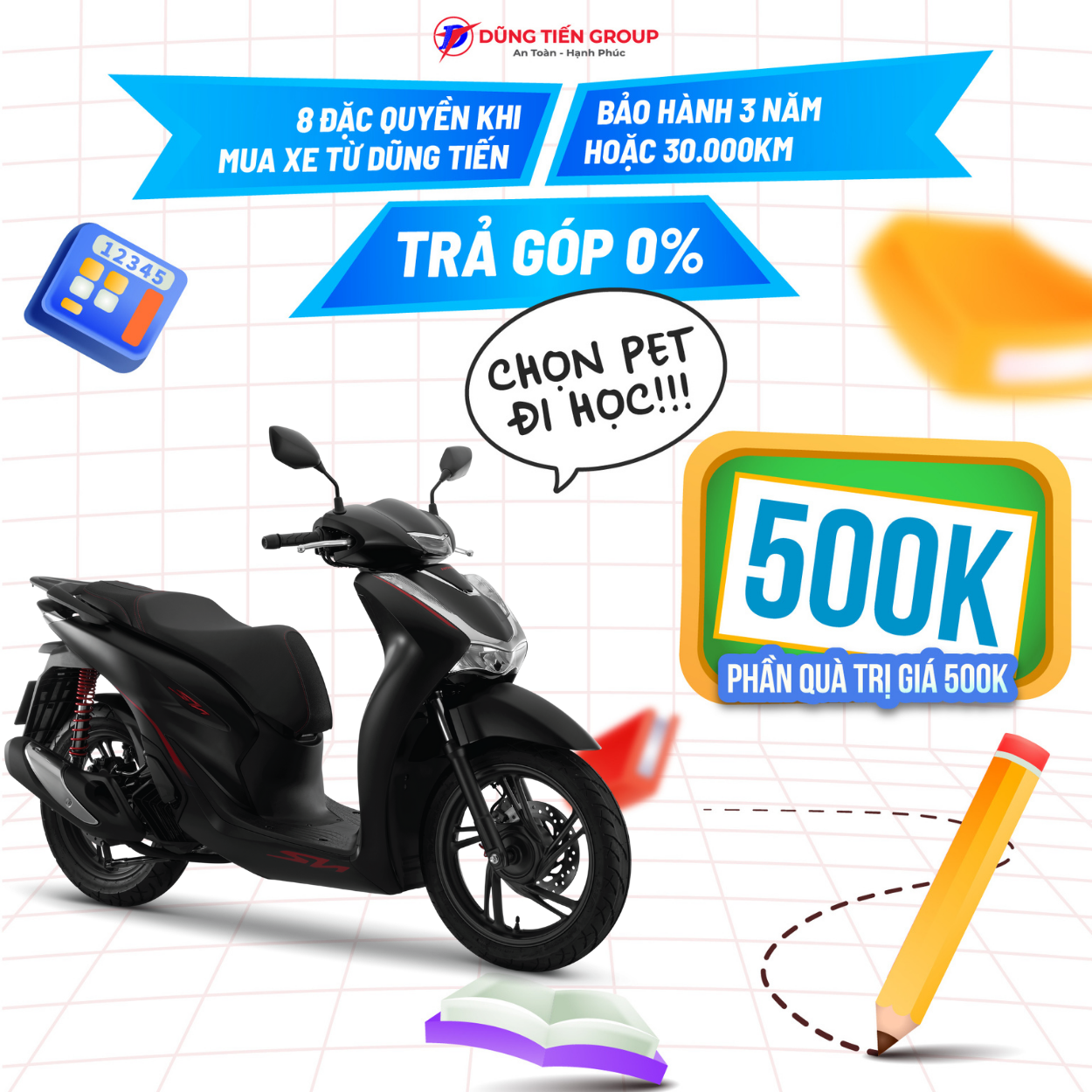 Xe máy honda sh 125i 2024 phiên bản đặc biệt
