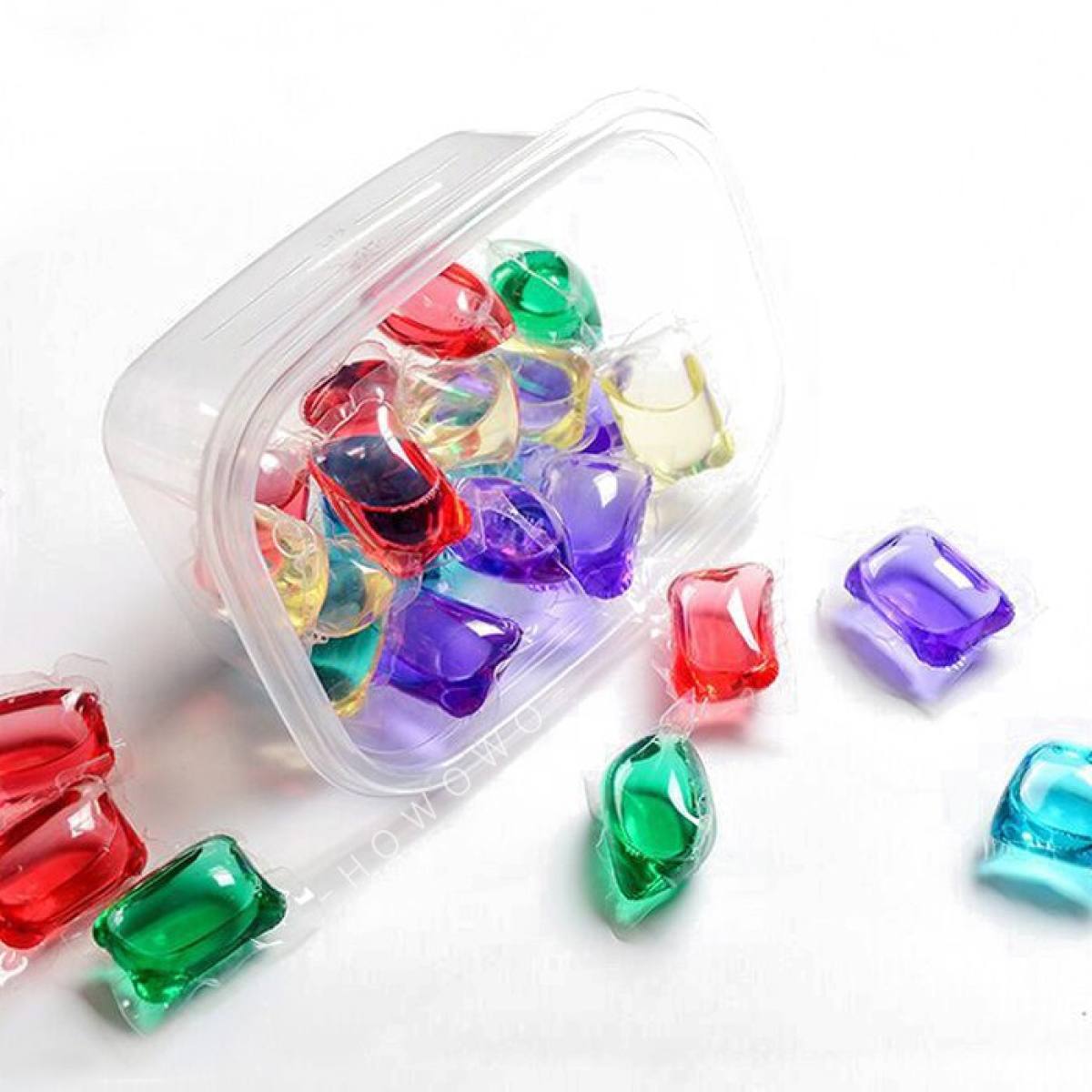 Hộp 30 viên giặt xả quần áo 3 trong 1 nhiều mùi-HỘP 30 VIÊN GIẶT + SẢ QUẦN ÁO GEL BALL