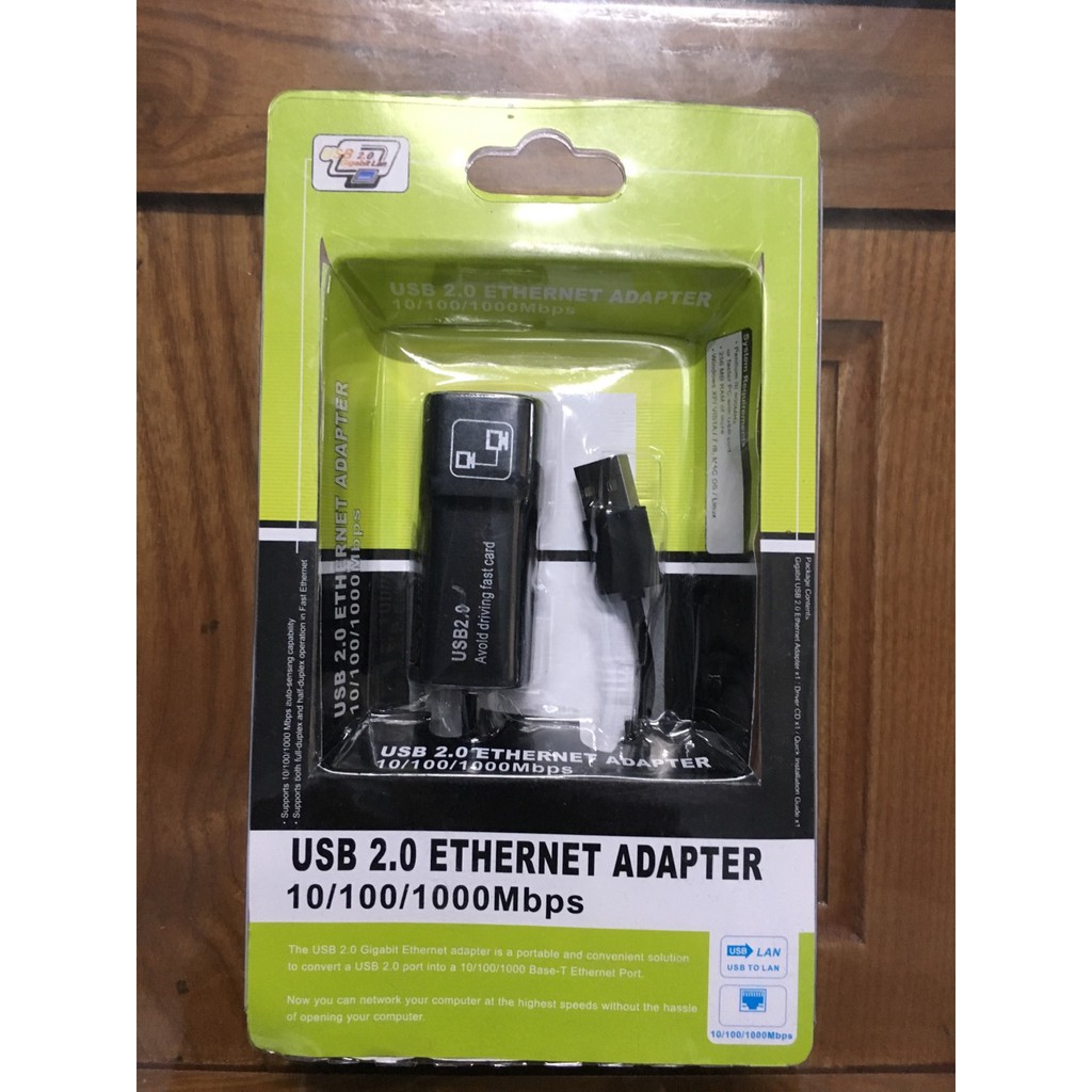 Usb 2.0/3.0 to ethernet gigabit 10/100/1000 lan wired network adapter for windows, mac- hàng tốt