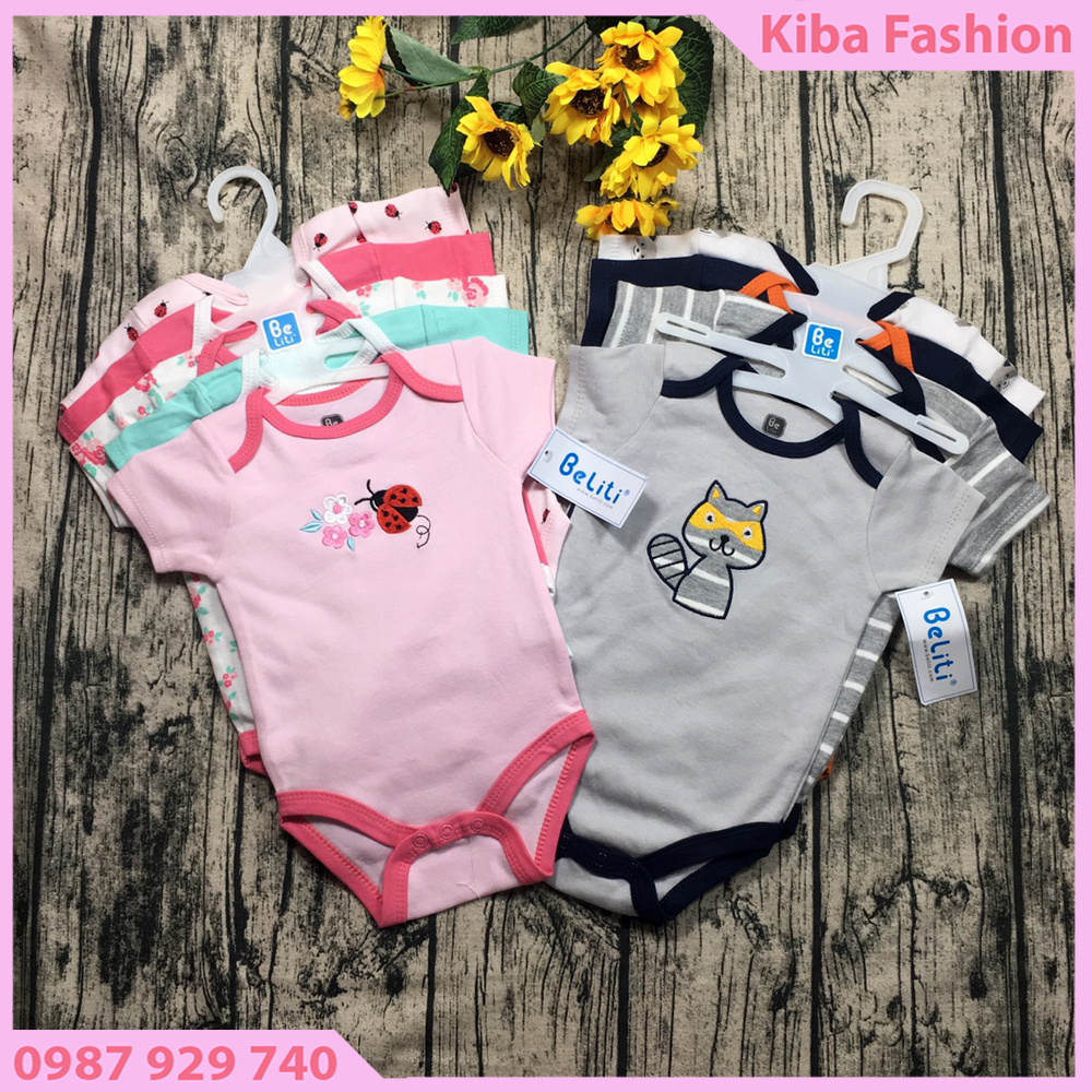(HÀNG ĐẸP) Bộ body xuất dư BELITI cho bé 25 -7kg (0-12tháng) ẢNH + VIDEO THẬTđồ cho bé sơ sinh