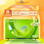 Google Tivi Coocaa 4K 55 inch 55Y73 2024 - BH CHÍNH HÃNG, MỚI 100%