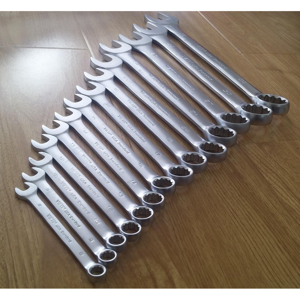 Bộ cờ lê Yeti USA 14 chi tiết 8-24 ( khoá vòng miệng) -