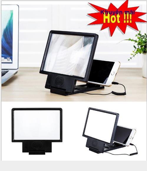 Kính phóng đại cho điện thoại, kính 3d smartphone - Thiết bị phóng đại màn hình điện thoại có loa cao cấp, Sản phẩm công nghệ hot